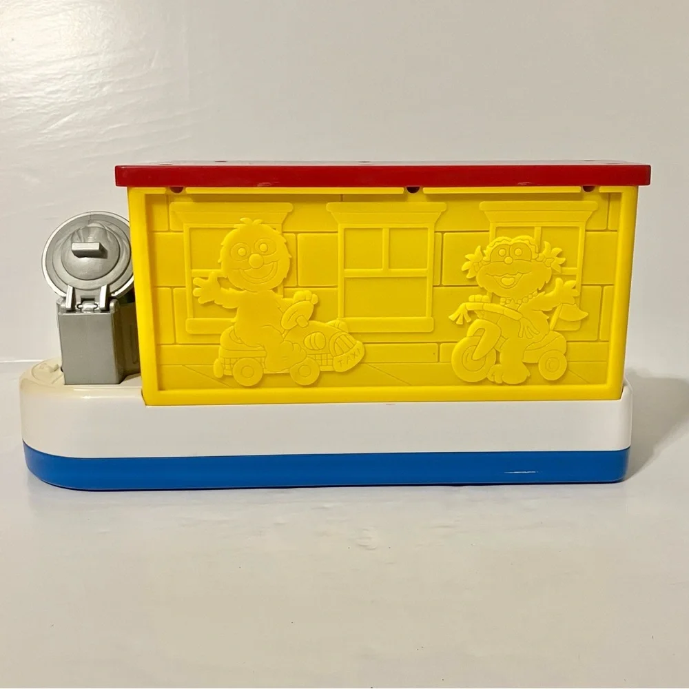 VTG Sesame Street Workshop Pop Up Poppin' Pals Musical Singing Toy Mattel *WORKS